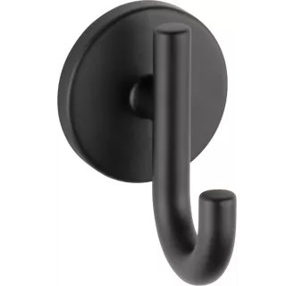 Delta 75935-BL Matte Black Trinsic Single Robe Hook | Build.com, Inc.
