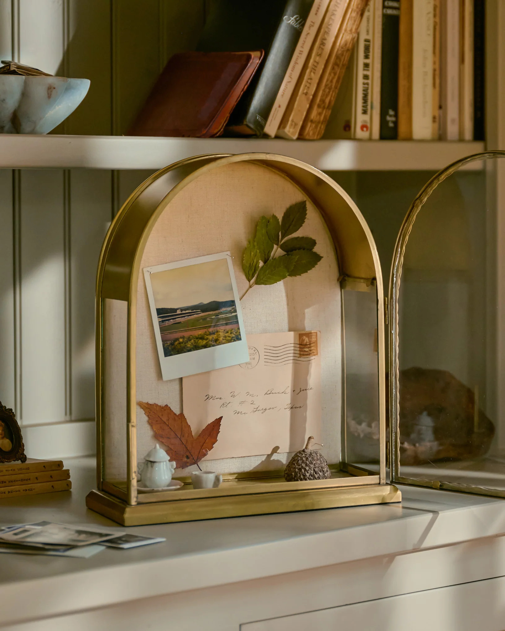 Antique Brass Tabletop Your Story Box | Magnolia