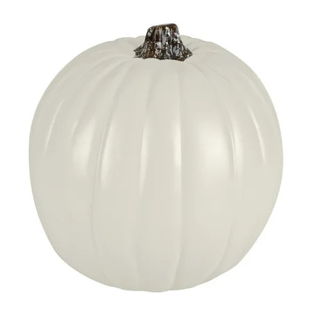 9”; Cream Craft Pumpkin by Ashland®, Halloween Decorations | Walmart (US)