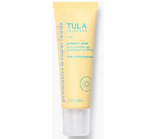 TULA Protect + Glow Daily Sunscreen Gel Broad S pectrum SPF 30 | QVC