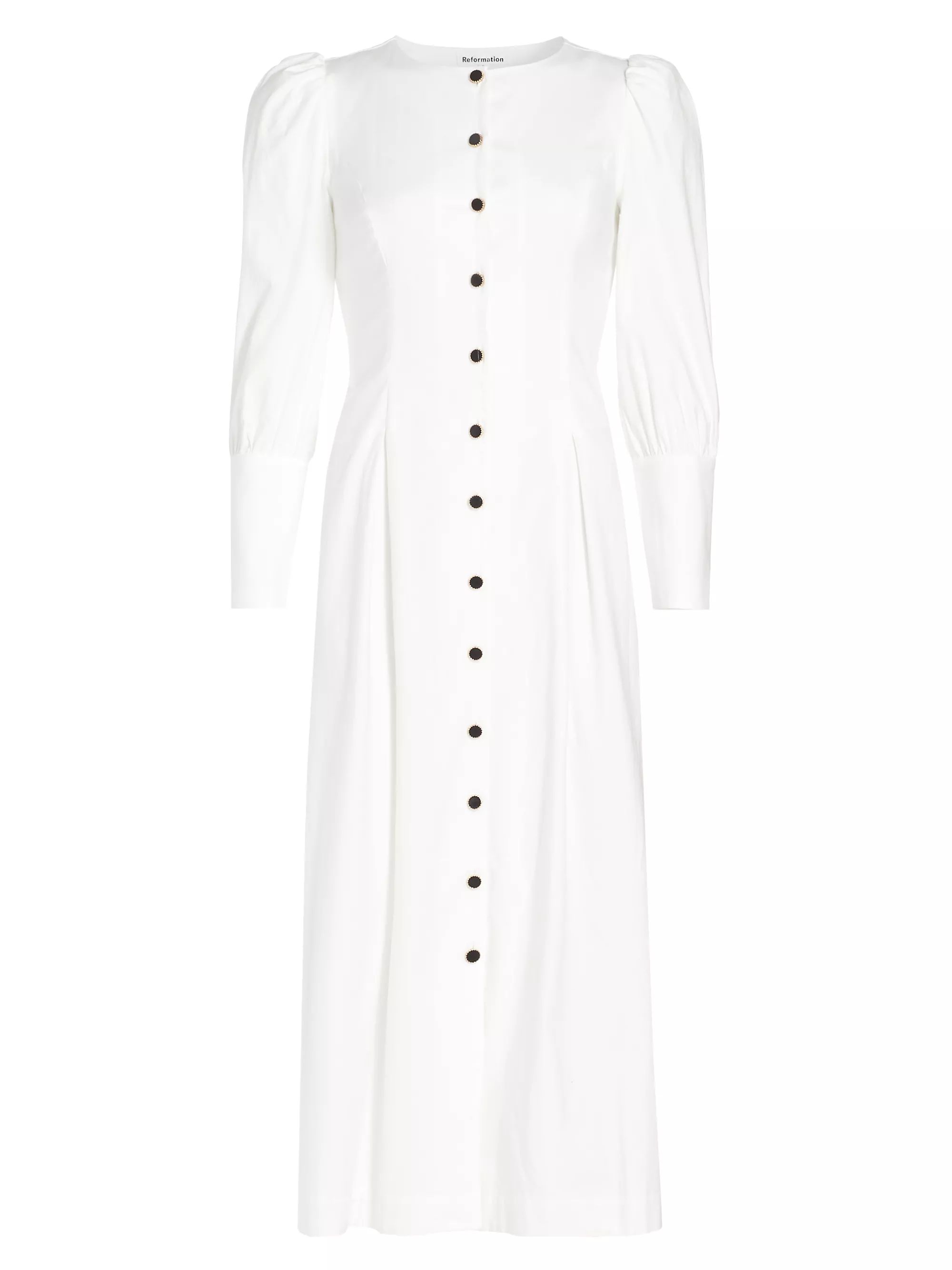 Halia Cotton-Blend Midi Dress | Saks Fifth Avenue