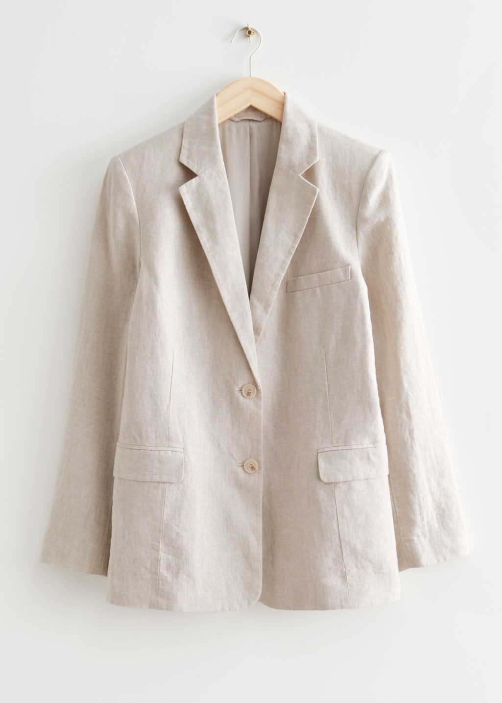 Oversized Linen Blazer - Beige | & Other Stories (EU + UK)