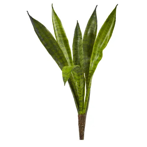 NEARLY NATURAL 20-in Artificial Sansevieria Snake Plant in Green at Nordstrom | Nordstrom