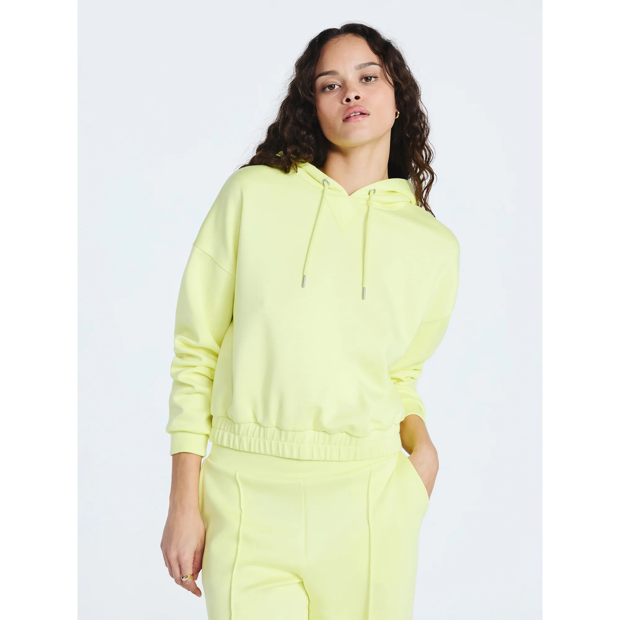 Scoop Women's and Women's Plus New Scubaknit Pullover Hoodie, Sizes XS-4X | Walmart (US)