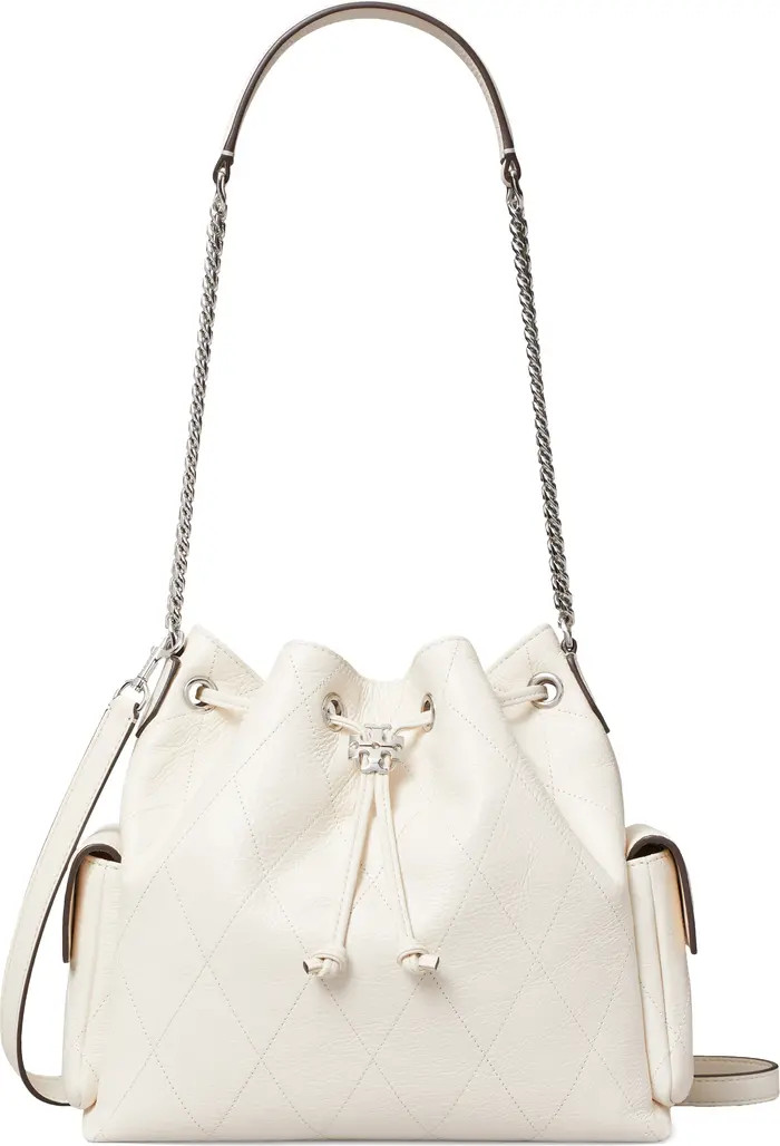 Charlie Quilted Leather Drawstring Shoulder Bag | Nordstrom