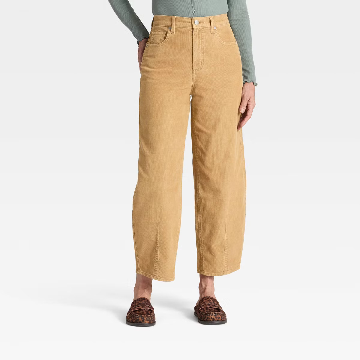 Women's High-Rise Corduroy Barrel Jeans - Universal Thread™ | Target
