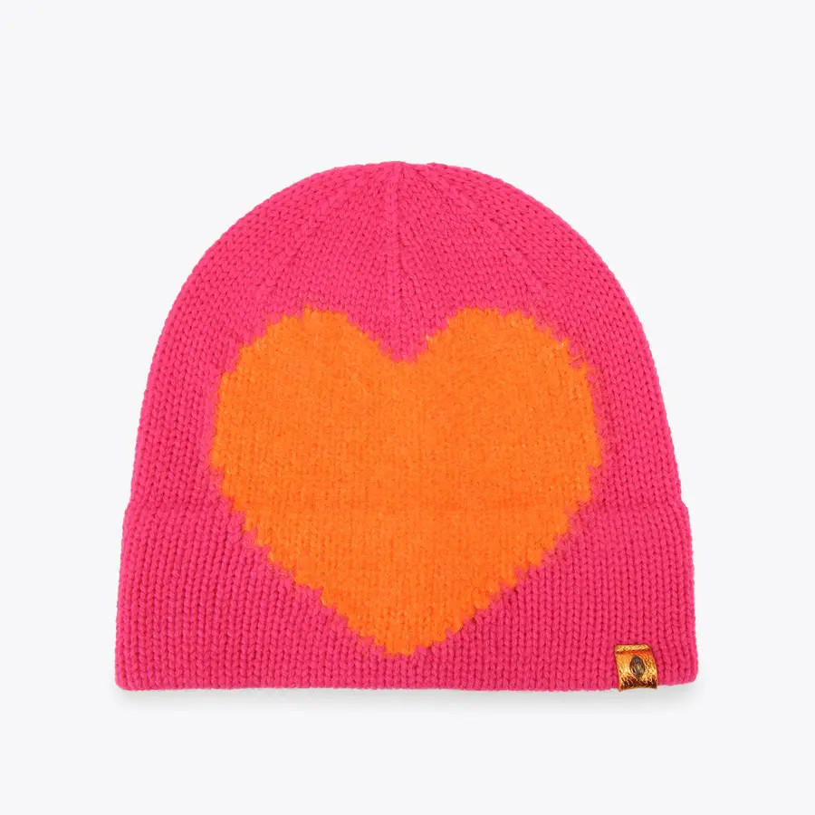 intasia heart beanie | Kurt Geiger US