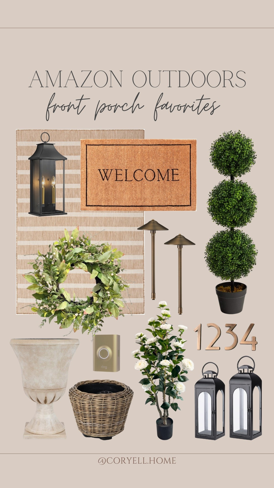 Amazon outdoor favorites! The perfect curation of pieces for a timeless, welcoming and classic spring front porch! 

#LTKStyleTip #LTKSeasonal #LTKHome