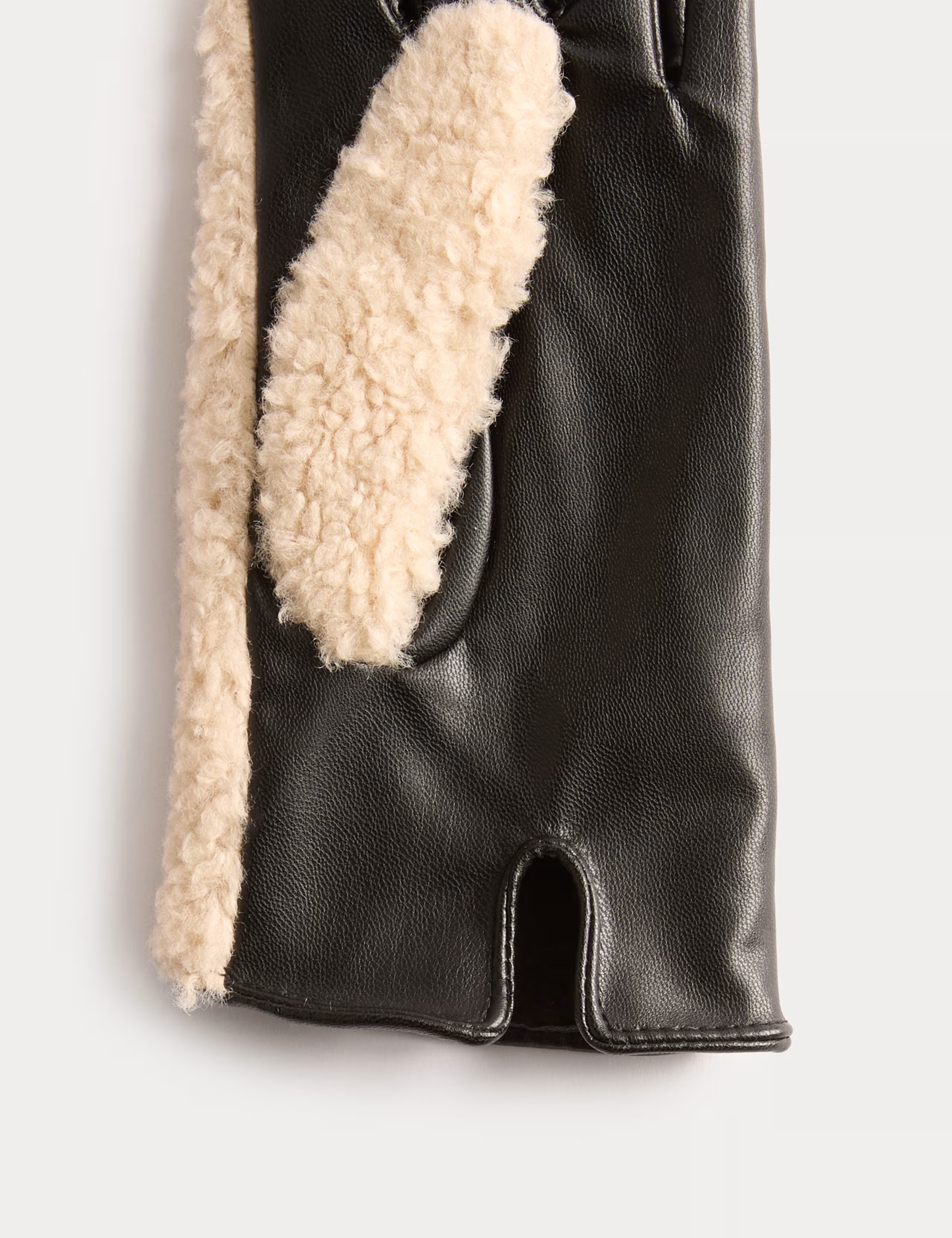 Faux Leather Shearling Gloves | Marks & Spencer (UK)