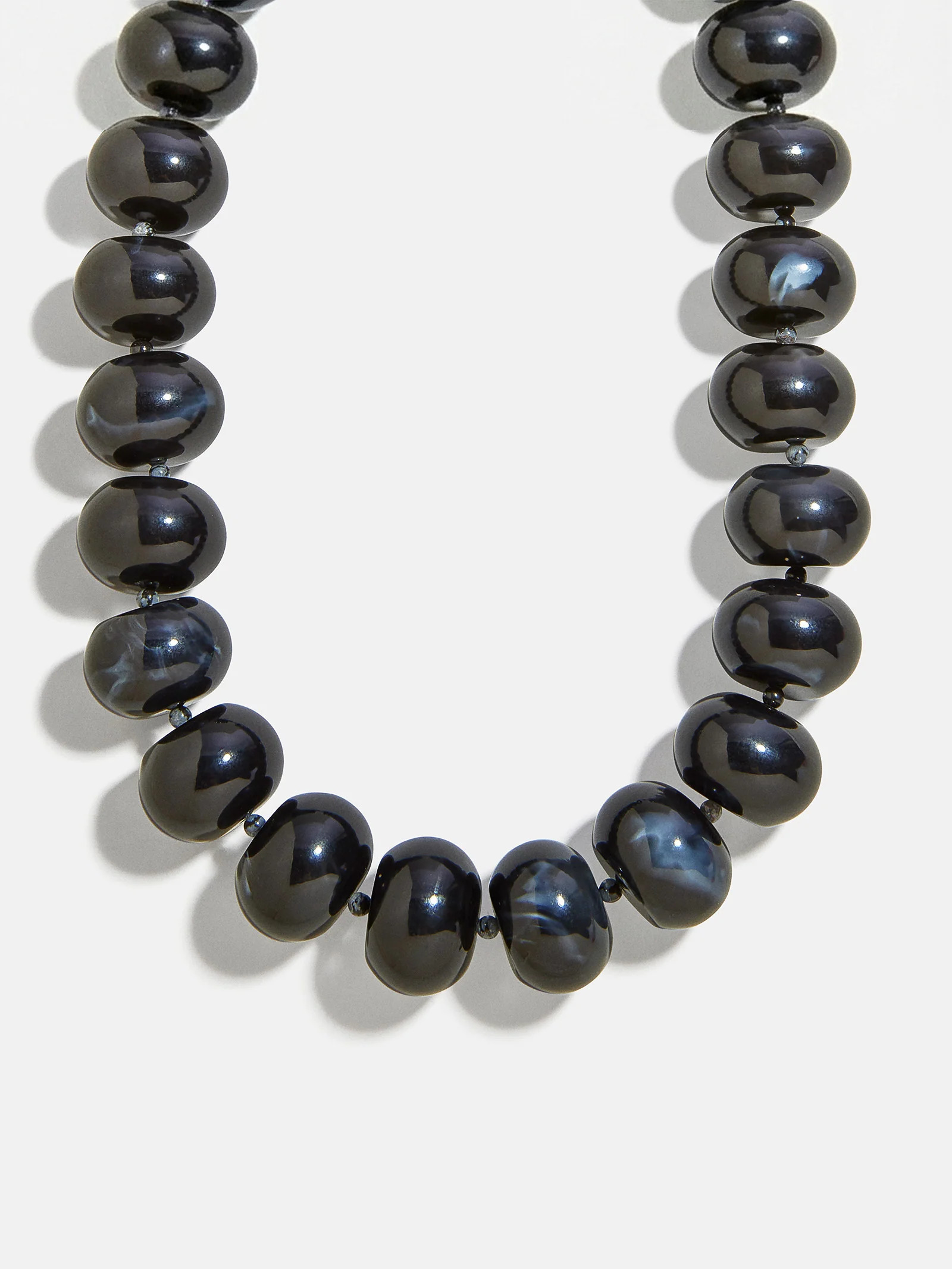 Joan Semi-Precious Necklace - Obsidian | BaubleBar