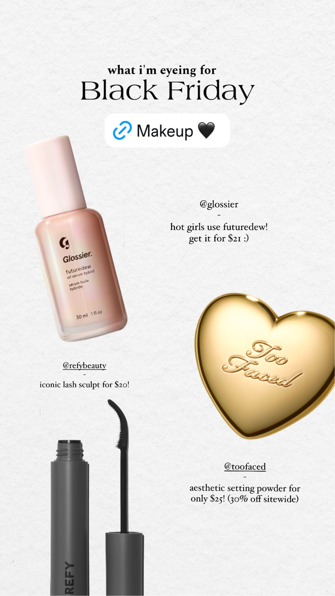 Black Friday deals: makeup

#LTKGiftGuide #LTKFindsUnder100 #LTKCyberWeek
