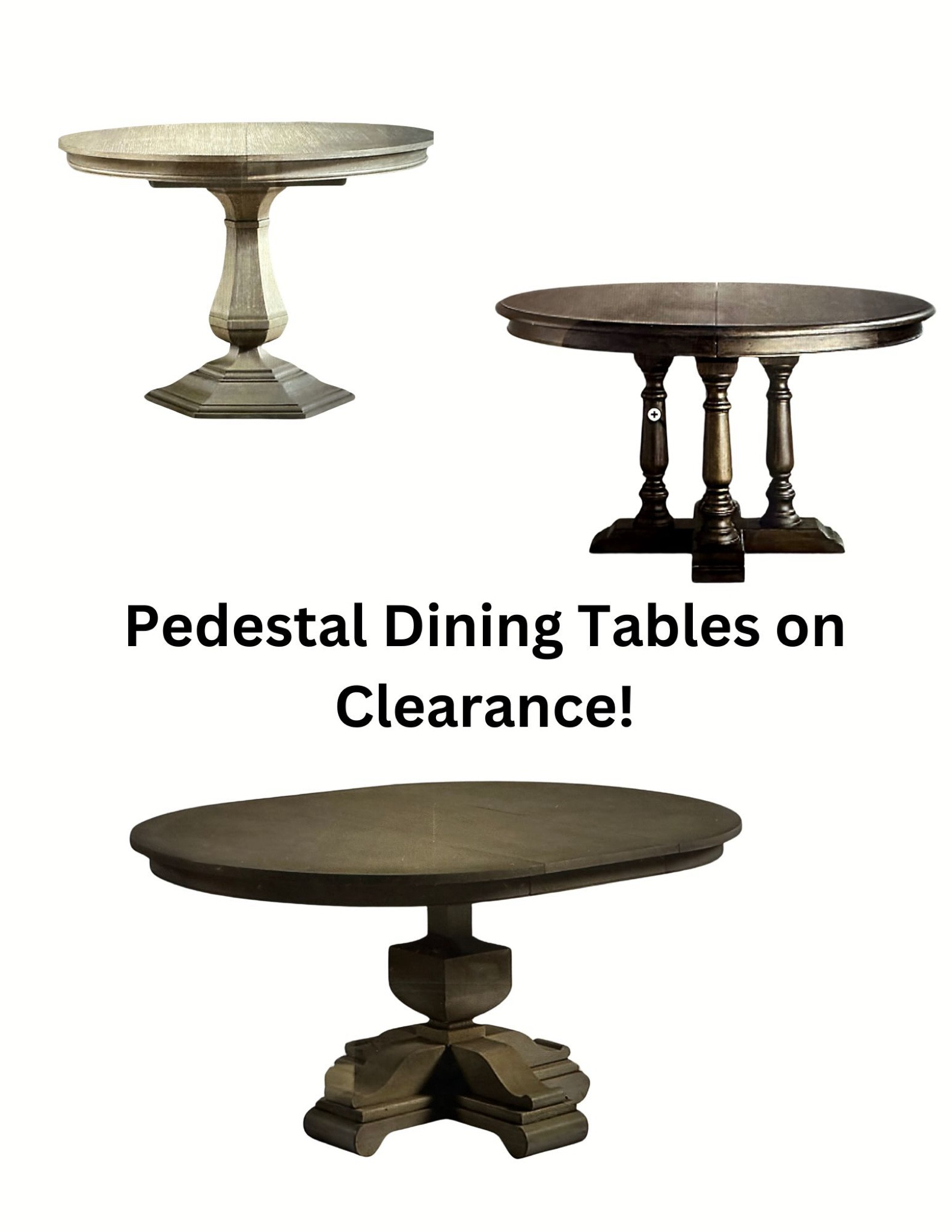 Huge savings on pedestal Dining tables of high quality 

#LTKFallSale #LTKHome #LTKSaleAlert