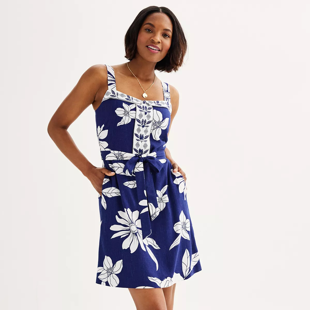 Women's Draper James Tie Waist Dress | Kohl's