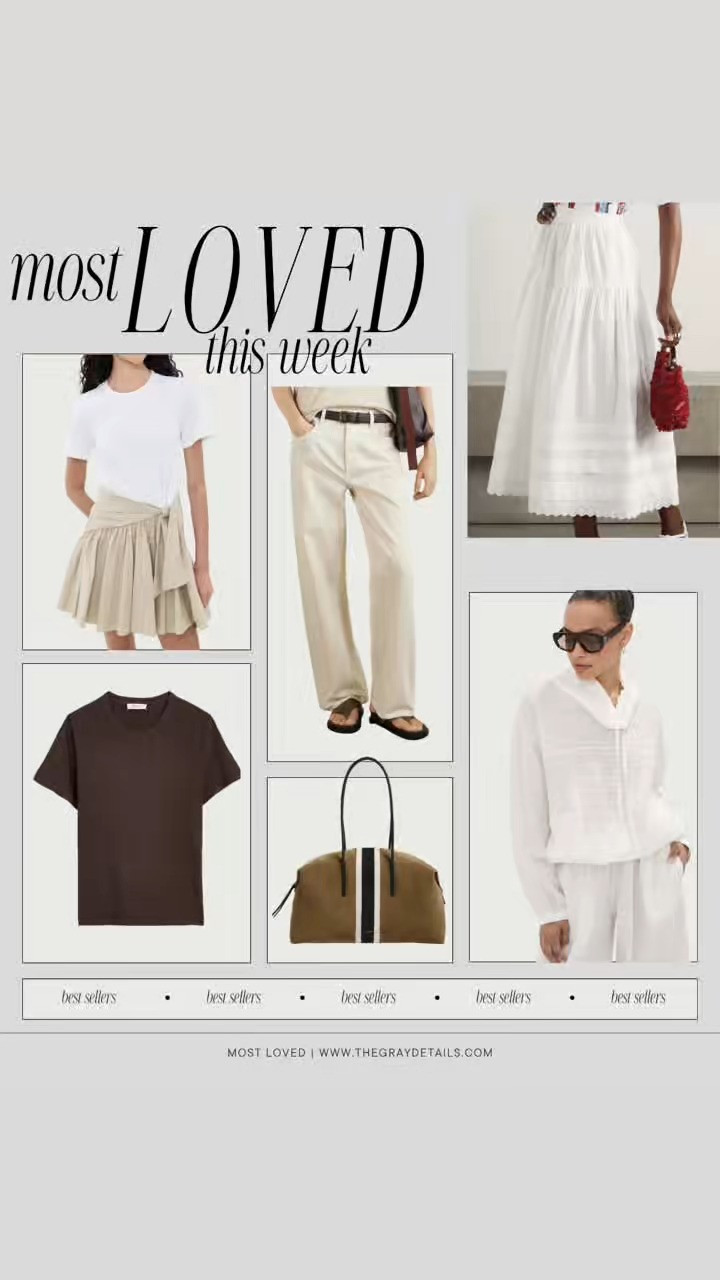 Excited to share a roundup of most loved favorites of the week. From classic jeans, to flattering skirts, comfy t-shirts, cute bags, and more!  

 #LTKgrwm #LTKSeasonal #LTKWorkwear