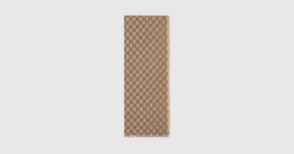 Gucci GG wool stole with Web | Gucci (US)