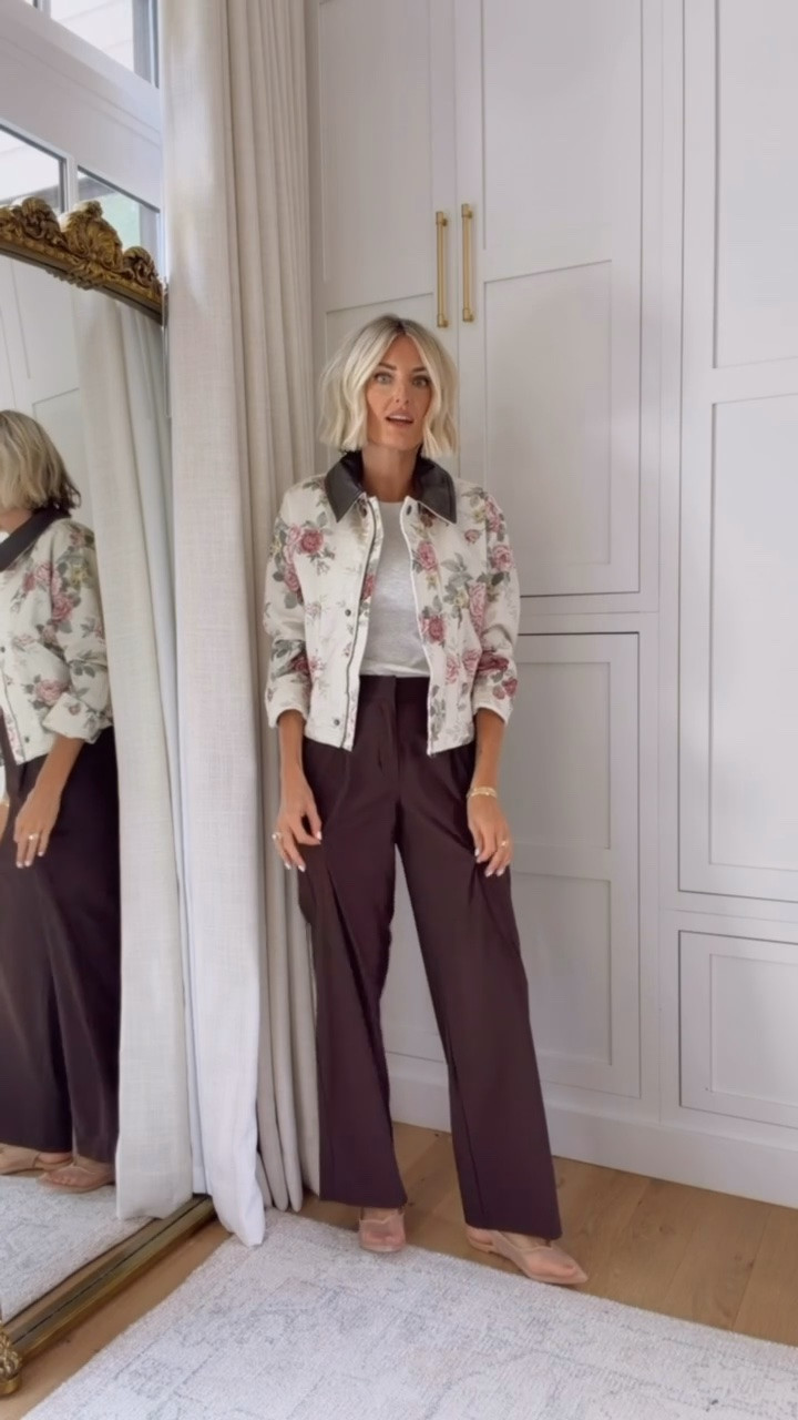 I just styled these pants a different way with this floral denim jacket! These pants truly are such a great staple, and I love the brown for fall! Wearing XS in jacket & pants! Wearing S in tee!

Loverly Grey, Old Navy, workwear, wide leg pants, trouser, Labor Day sale, fall outfit, denim jacket

#LTKSaleAlert #LTKWorkwear