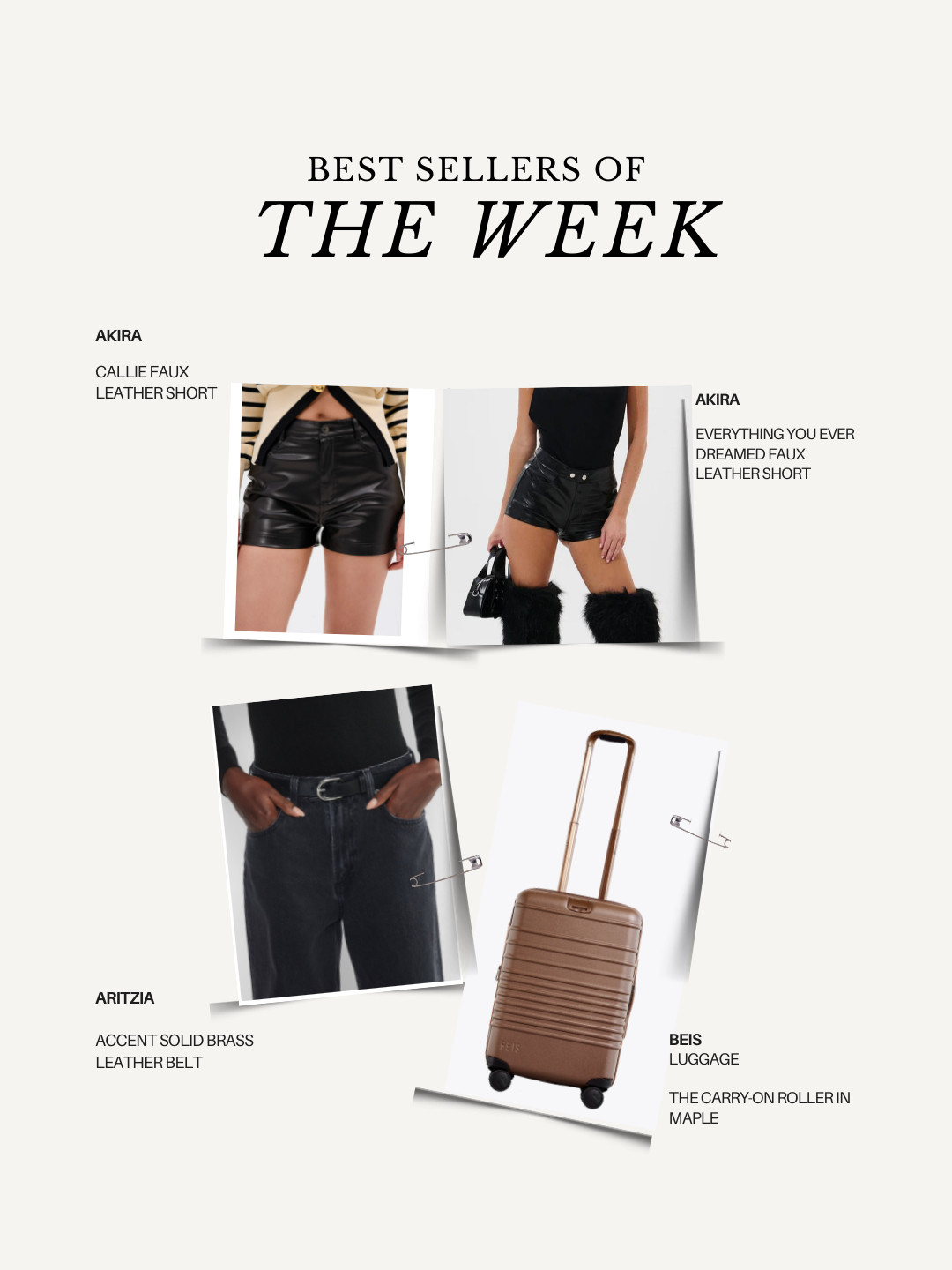 Best Seller of the Week! 

Check out this week’s top picks, our most loved and trending finds all in one place! Tap each link to shop your favorites. Don’t miss out, these are flying off the shelves! 

 

#LTKSeasonal #LTKTravel #LTKBeauty #LTKWorkwear #LTKdayinmylife #LTKgrwm