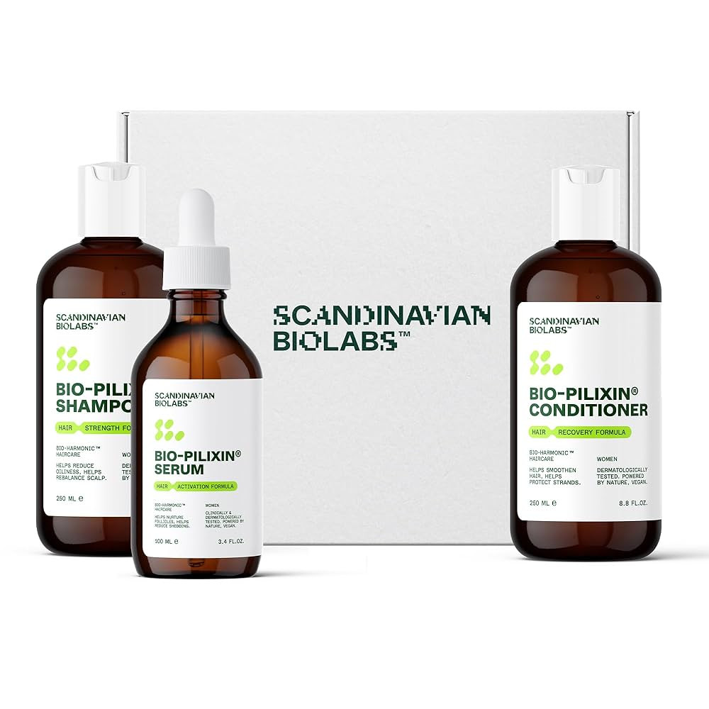 Scandinavian Biolabs Bio-Pilixin® Routine For Women | Helps with Hair Shedding, Nurtures Hair Fo... | Amazon (US)