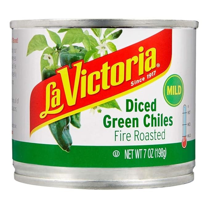 LA VICTORIA Fire Roasted Diced Green Chiles Mild, 7 Oz | Amazon (US)