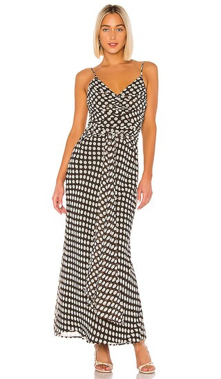 House of Harlow 1960 X REVOLVE Vinita Dress in Brown & White | REVOLVE | Revolve Clothing (Global)