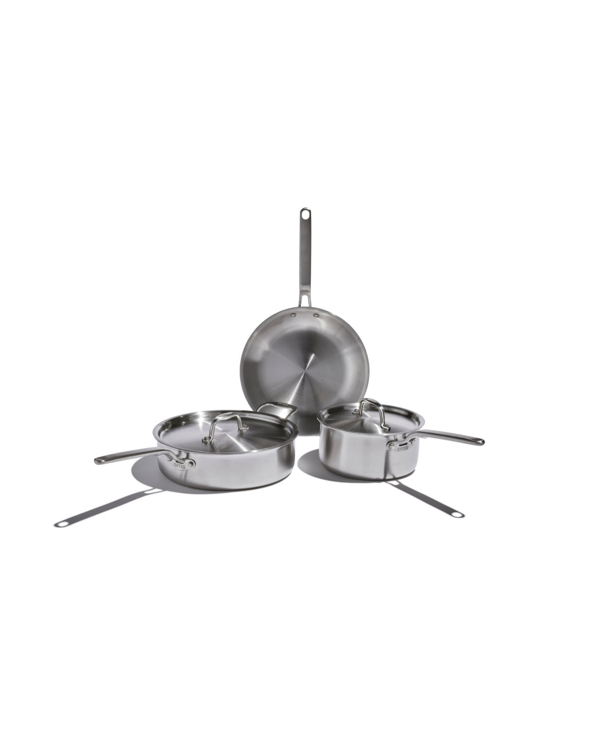 Heritage Steel X Eater 5-Ply Stainless Steel 5-Piece Essentials Set - Silver | Macy's