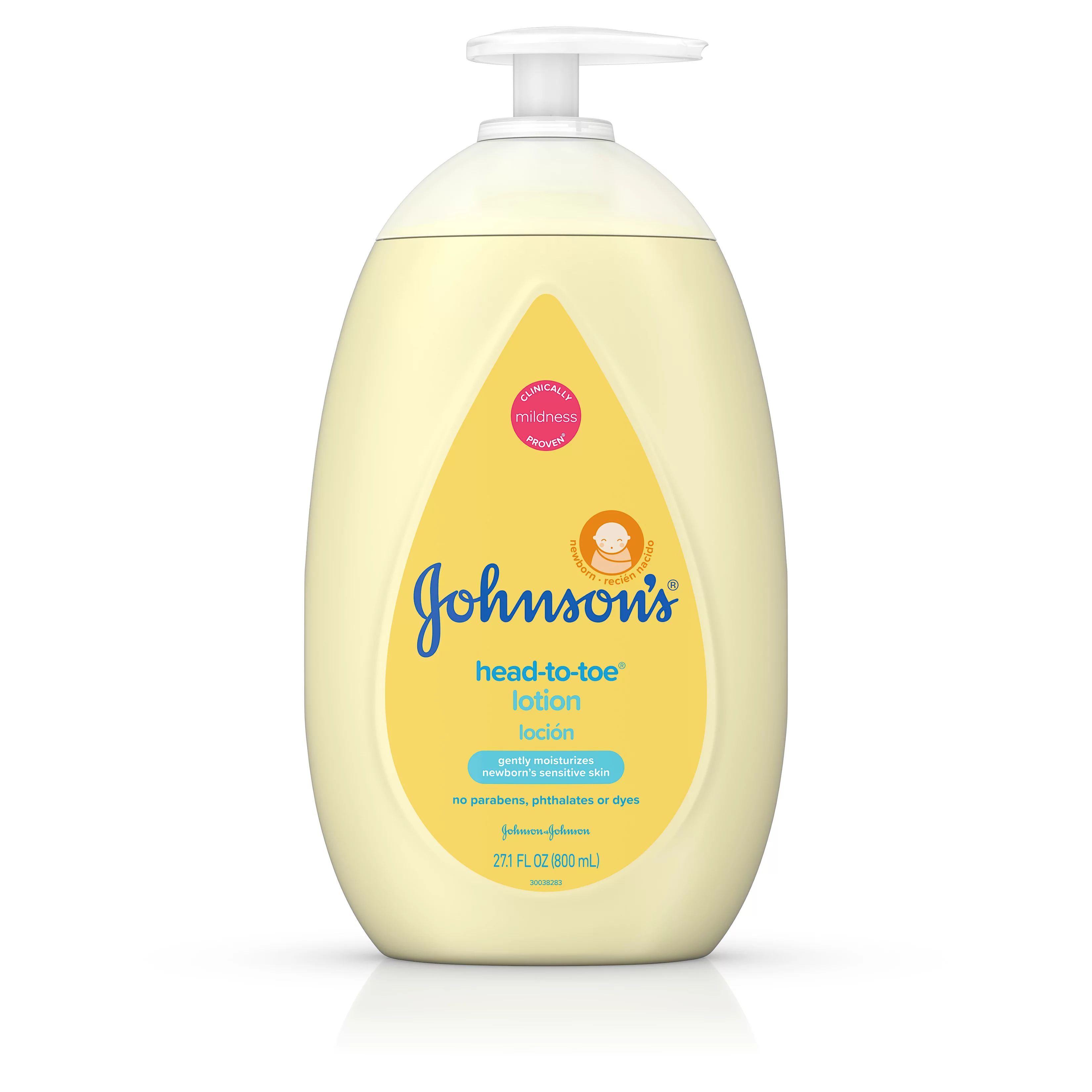 Johnson's Head-to-Toe Moisturizing Baby Body Lotion, 27.1 fl. oz | Walmart (US)