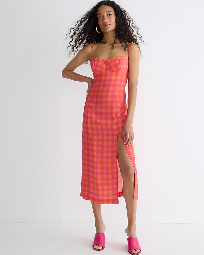 Collection invite dress in gingham | J. Crew US