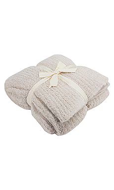 Barefoot Dreams Cozychic Ribbed Throw in Almond from Revolve.com | Revolve Clothing (Global)
