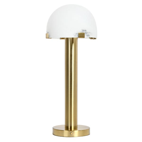 Gold Metal Portable Rechargeable Lamp, 20" | At Home