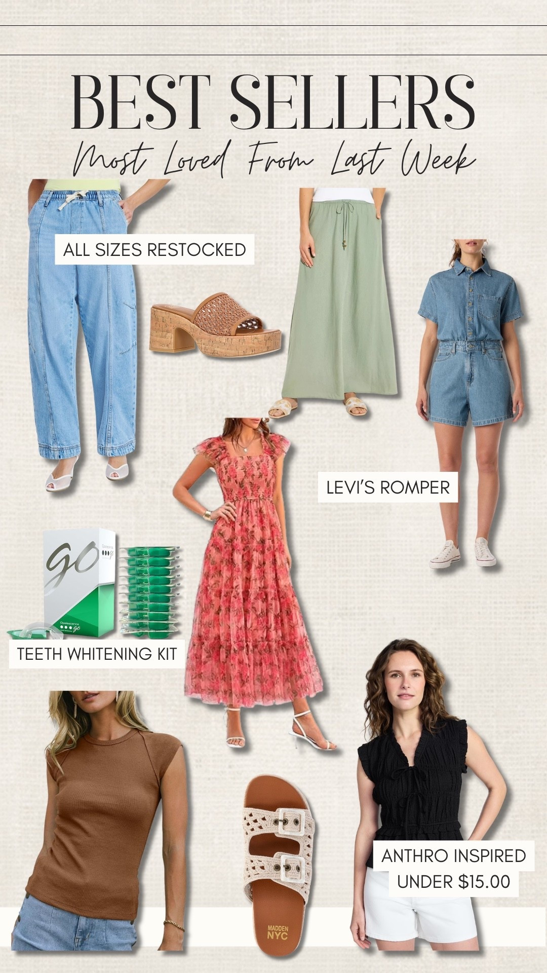 The top products Y’ALL loved the most from last week❣️

I’ve got to say, this roundup has to be one of my faves 😍🙌🏼✨🤍



#LTKdayinmylife #LTKSaleAlert #LTKootd