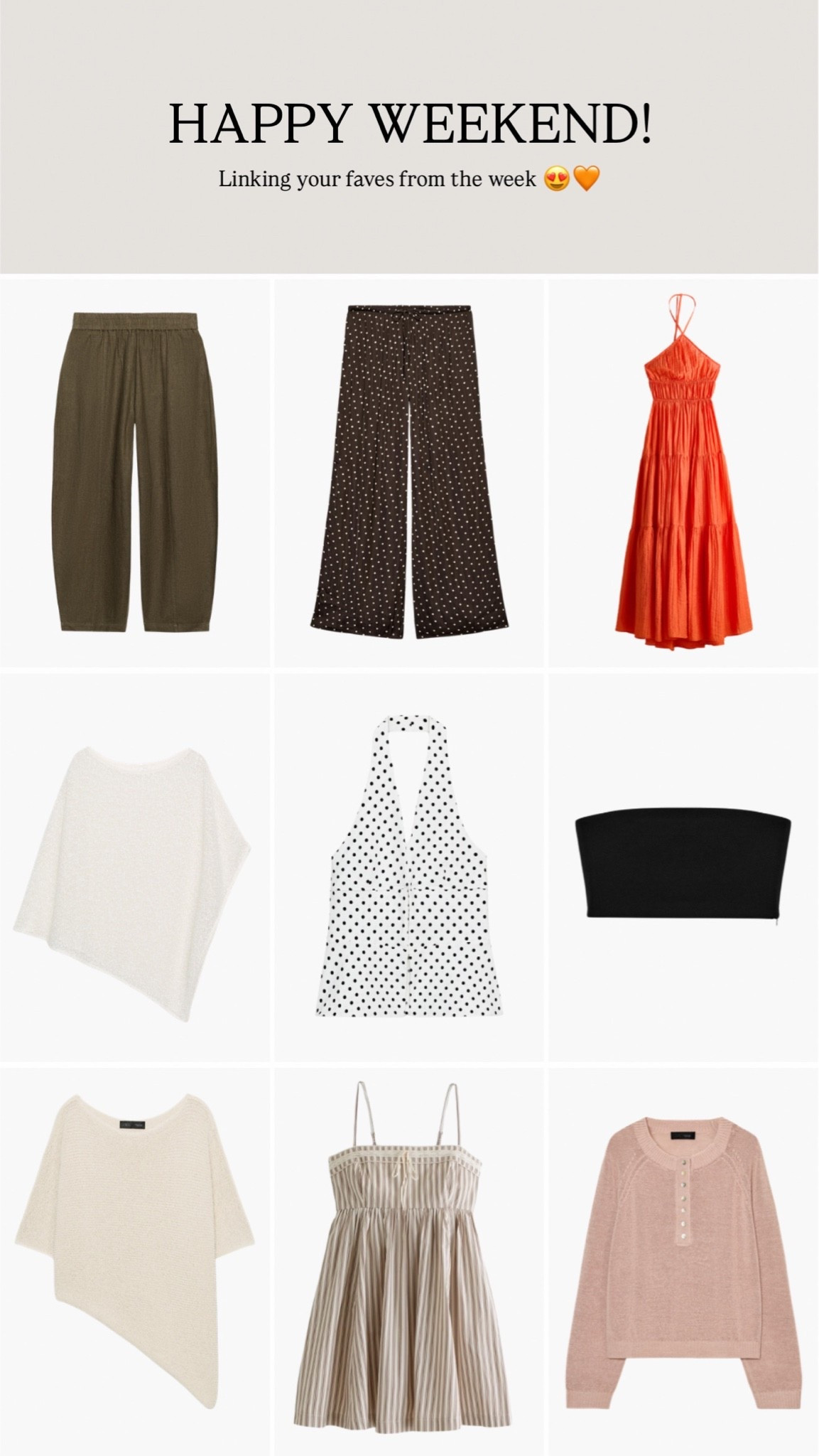 Your weekly faves 🫶🏽

#LTKsummer #LTKuk #LTKstyletip