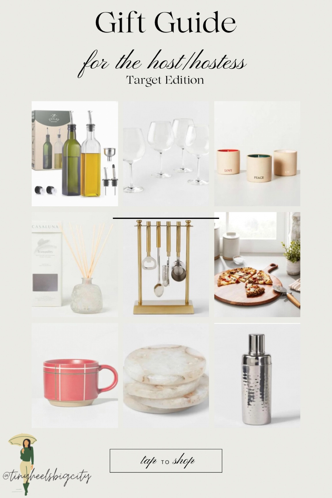 The perfect gift guide for the host/hostess - Target Edition. Find all of these items at your local store or have them shipped to you. 

All budget friendly but thoughtful gifts to bring with you to your next holiday party or to gift to that one friend or family member who always hosts the events!

#target #host #hostess 

#LTKHoliday #LTKGiftGuide #LTKunder50 #LTKSeasonal #LTKunder100 #LTKhome #LTKsalealert