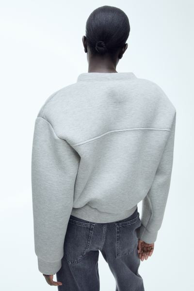 Bomber-style sweatshirt | H&M (UK, MY, IN, SG, PH, TW, HK)