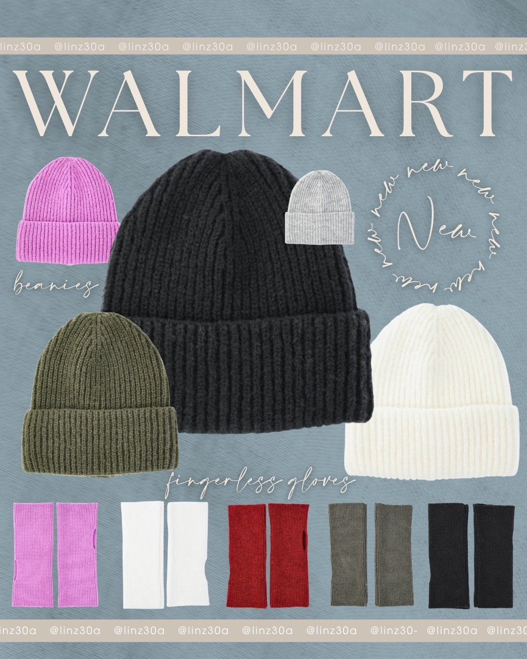 New beanies and fingerless gloves under $7 

Winter fashion, winter outfits, Walmart new arrivals, Walmart finds, Walmart fashion 

#LTKSeasonal #LTKFindsUnder50 #LTKStyleTip