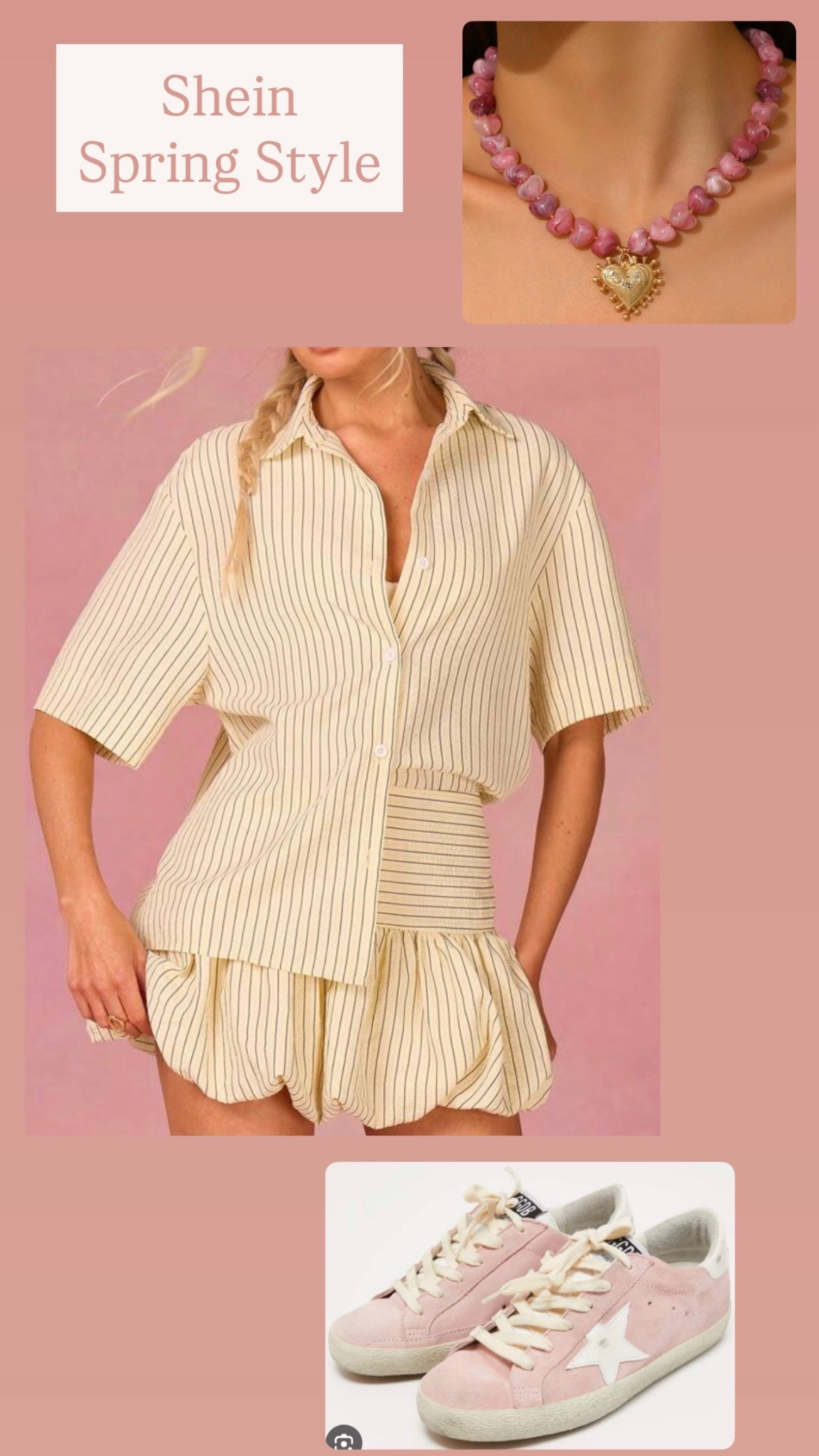 Shein finds, shein fashion, shein style, shein two piece set, shein spring fashion, shein look for less, spring spring sets, shein accessories, shein necklace, shein preppy fashion

#LTKootd #LTKmomlife #LTKSeasonal