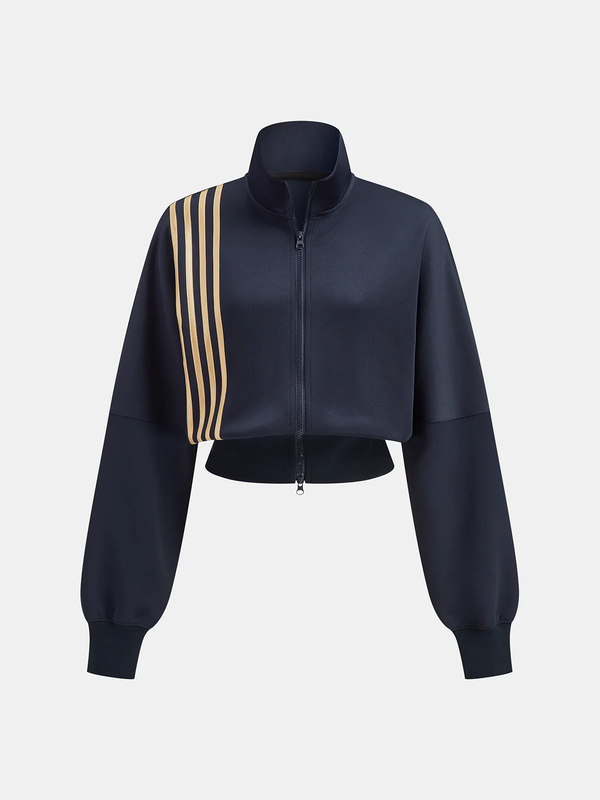 Quadruple Stripe Cropped Sweatshirt | Commense