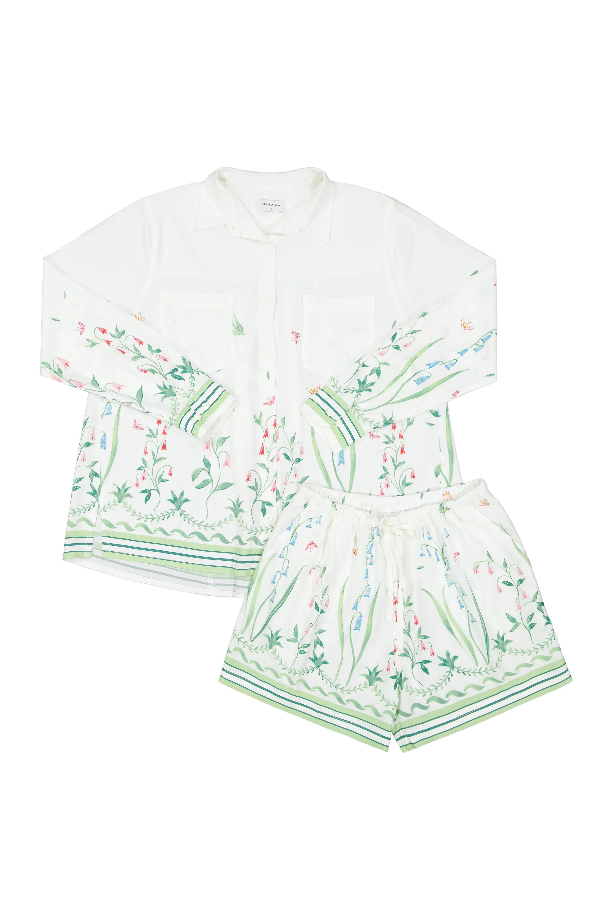 Marlon Sleep Set - ECOVERO™ - Botanic | Piyama US