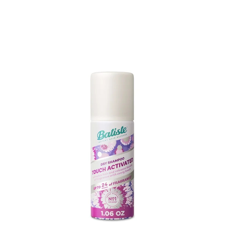 Batiste Touch Activated Dry Shampoo, Absorbs Oil with Scent Releasing Technology, Mini 1.06 oz | Walmart (US)
