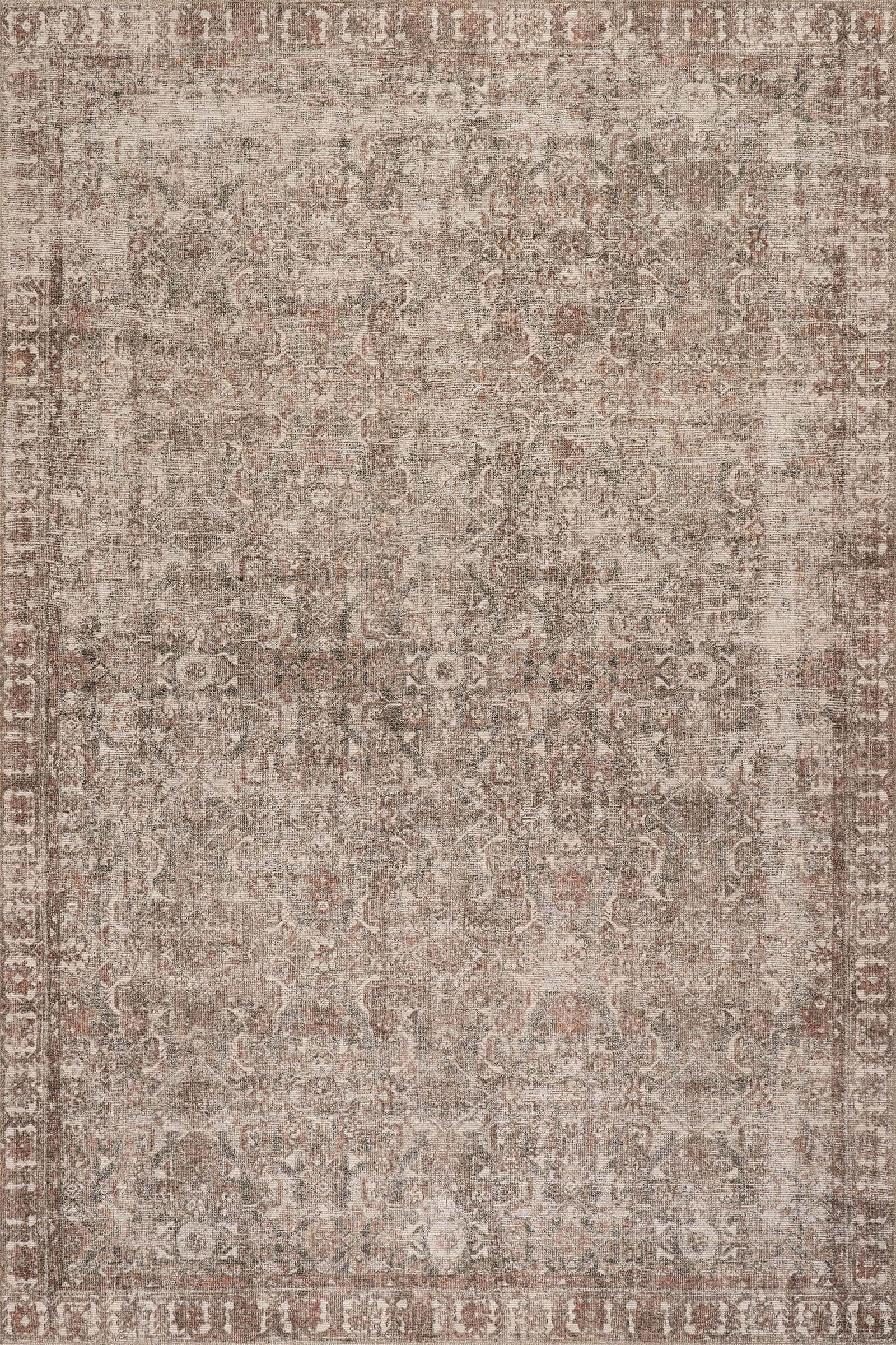 Fair Hills Antiqued Jute-Blend Rug | Rust | Rugs USA