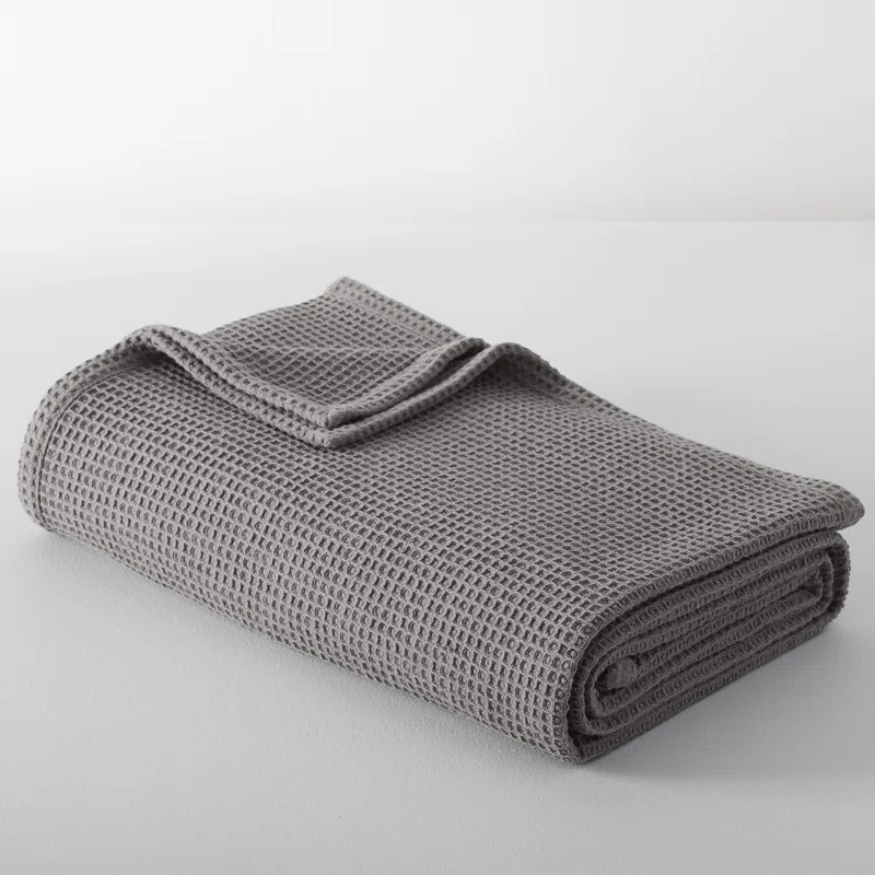 RE/FINE™ Felix Cotton Waffle Blanket & Reviews | Wayfair | Wayfair North America