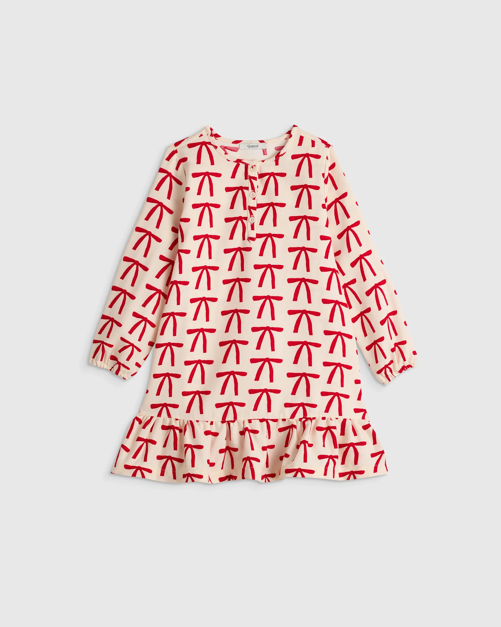 Quince | Holiday Flannel Nightgown in Sweet Treats, Size 5T, Recycled Polyester | Quince