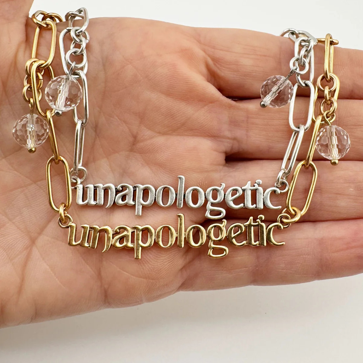 UNAPOLOGETIC | Long Chain | Katia Designs