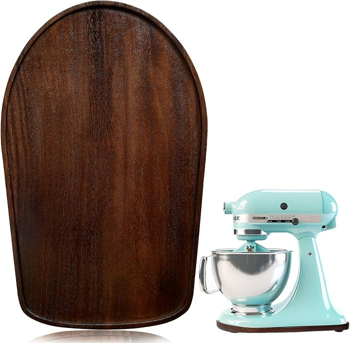Natural Walnut Wood Mixer Slider Mat for KitchenAid 4.5-5 qt Stand Mixer Sliding Tray for Counter... | Amazon (US)