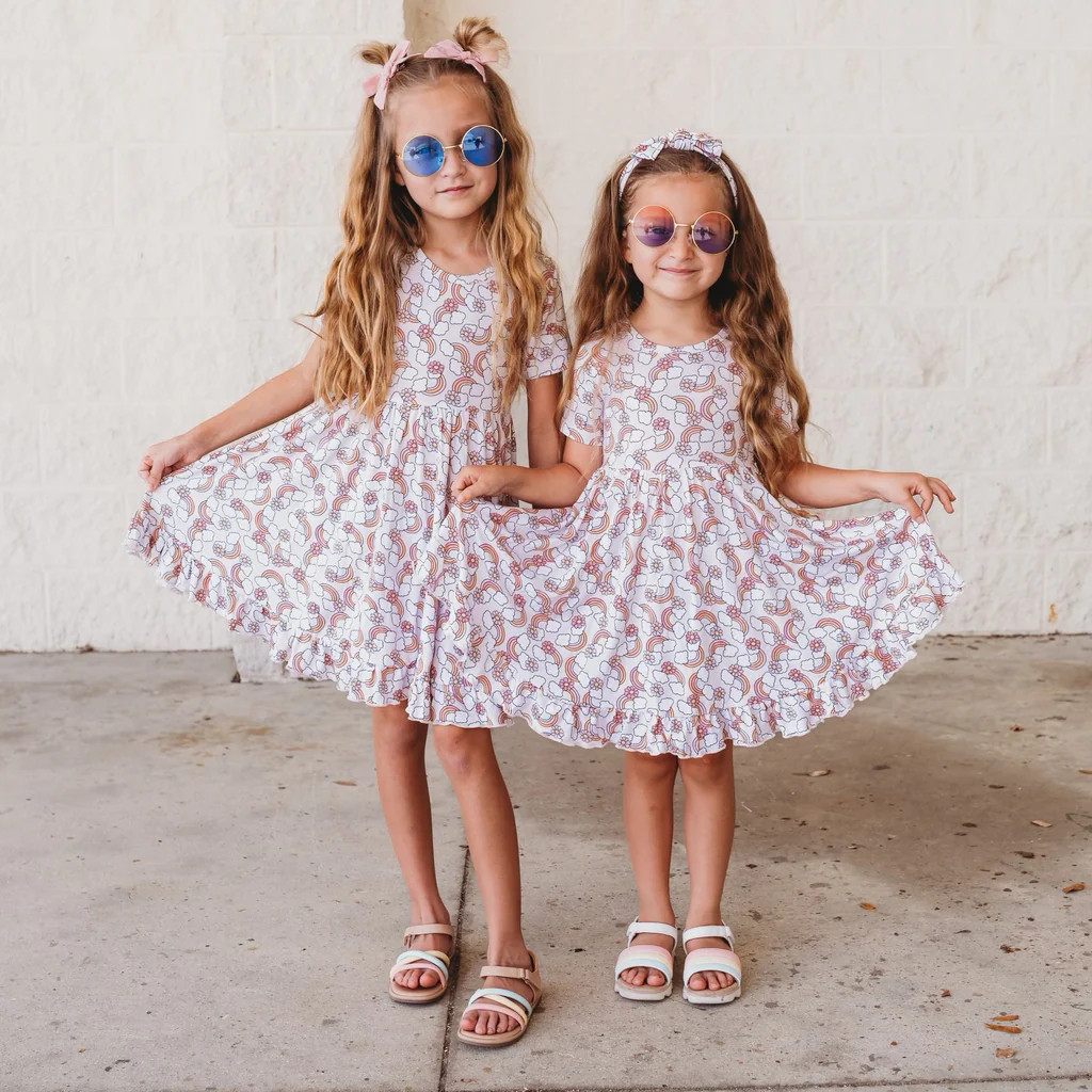 HAPPY DREAMS DREAM RUFFLE DRESS | Dream Big Little Co.