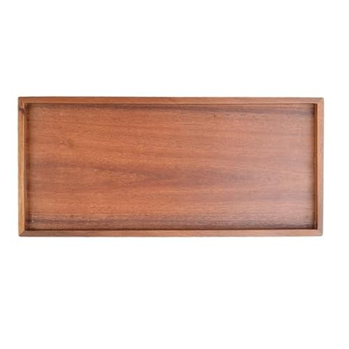 MCUIATN Wooden Tray, 16 * 7in Acacia Wood Serving Trays for Dinner Trays, Tea Tray, bar Tray, Breakfast Tray, or Any Food Tray - for Parties or Bed Tray | Amazon (US)