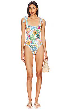 BEACH RIOT Shona One Piece in Tropical Sands from Revolve.com | Revolve Clothing (Global)