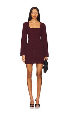 Sancia The Carmen Knit Dress in Black Forest from Revolve.com | Revolve Clothing (Global)