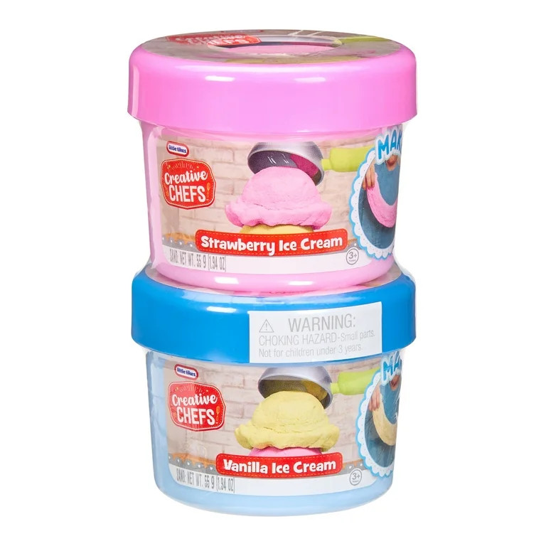 Creative Chefs Ice Cream 2 pack with Make-It Mix Play Sand, Ages 3+ | Walmart (US)