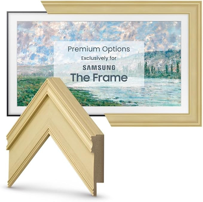 Deco TV Frames - Antique White Smart Frame Compatible ONLY with Samsung The Frame TV (75", Fits 2... | Amazon (CA)