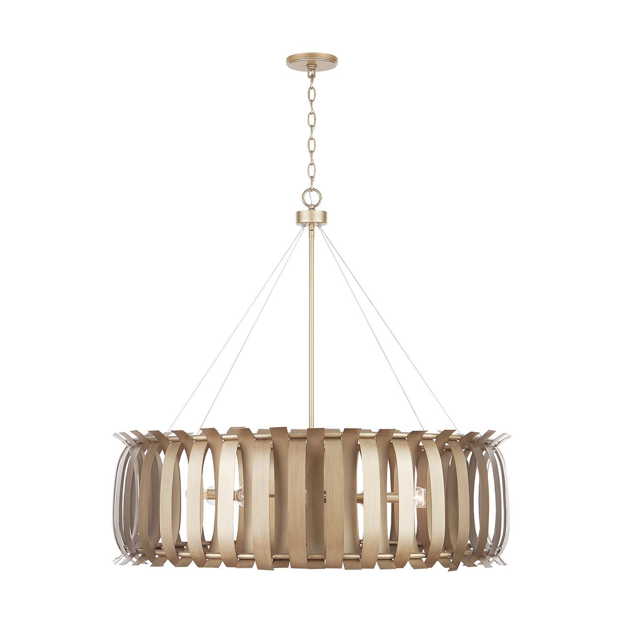 Cayden 38 Inch 8 Light Chandelier by Capital Lighting Fixture Company | Capitol Lighting 1800lighting.com